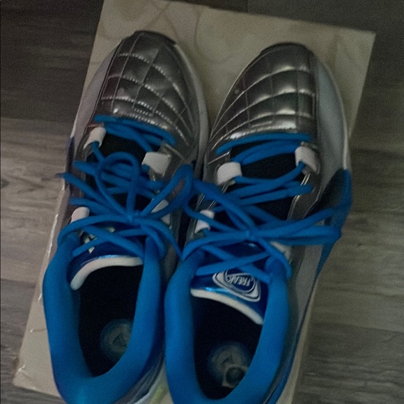 Nike Blue and Silver Sneakers - Picture 2 of 9